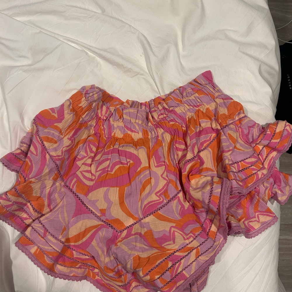 Preppy Trendy Floral Mini Skort